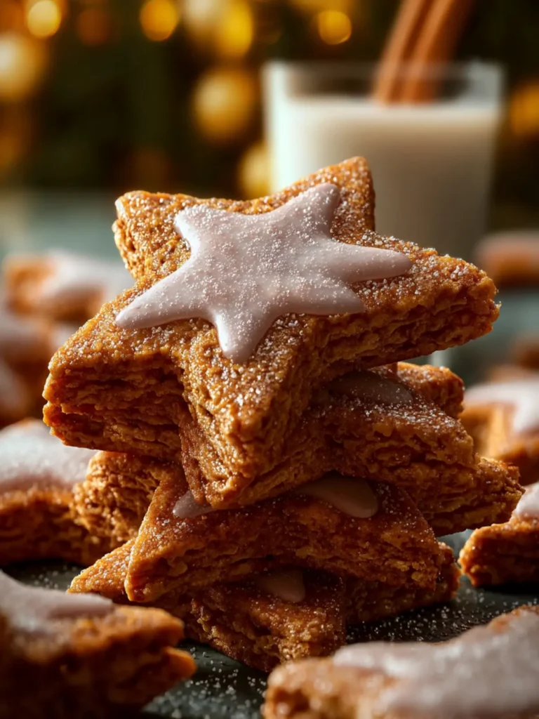 German Cinnamon Stars Cookies First Image