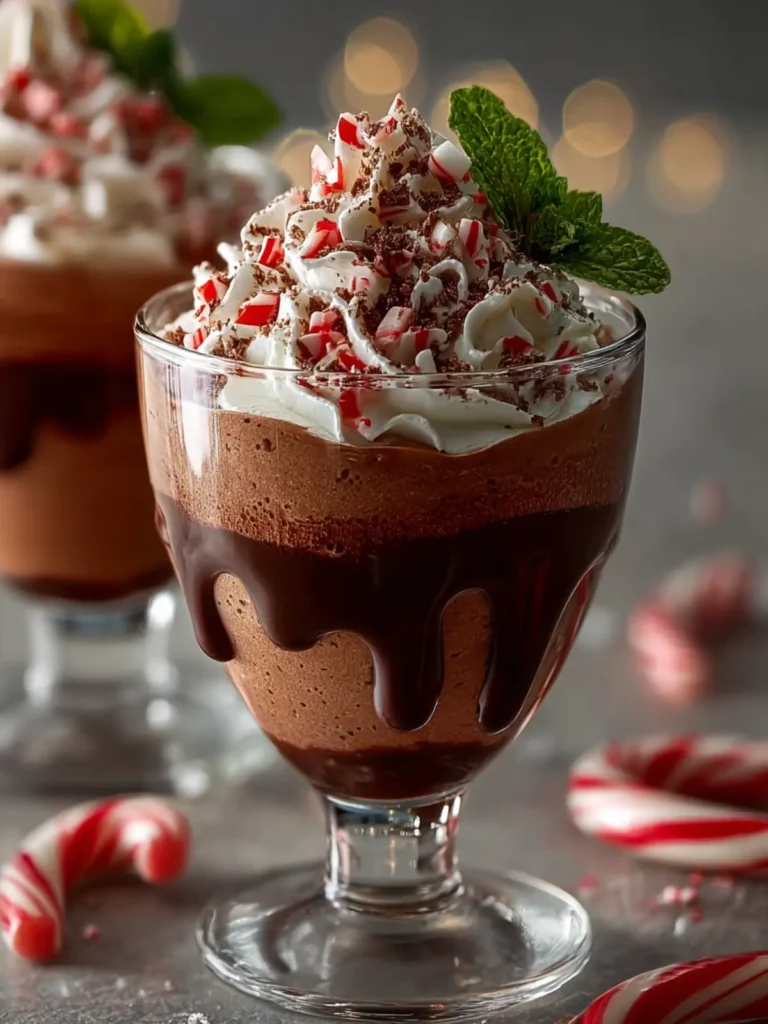Peppermint Mocha Pudding Parfaits First Image