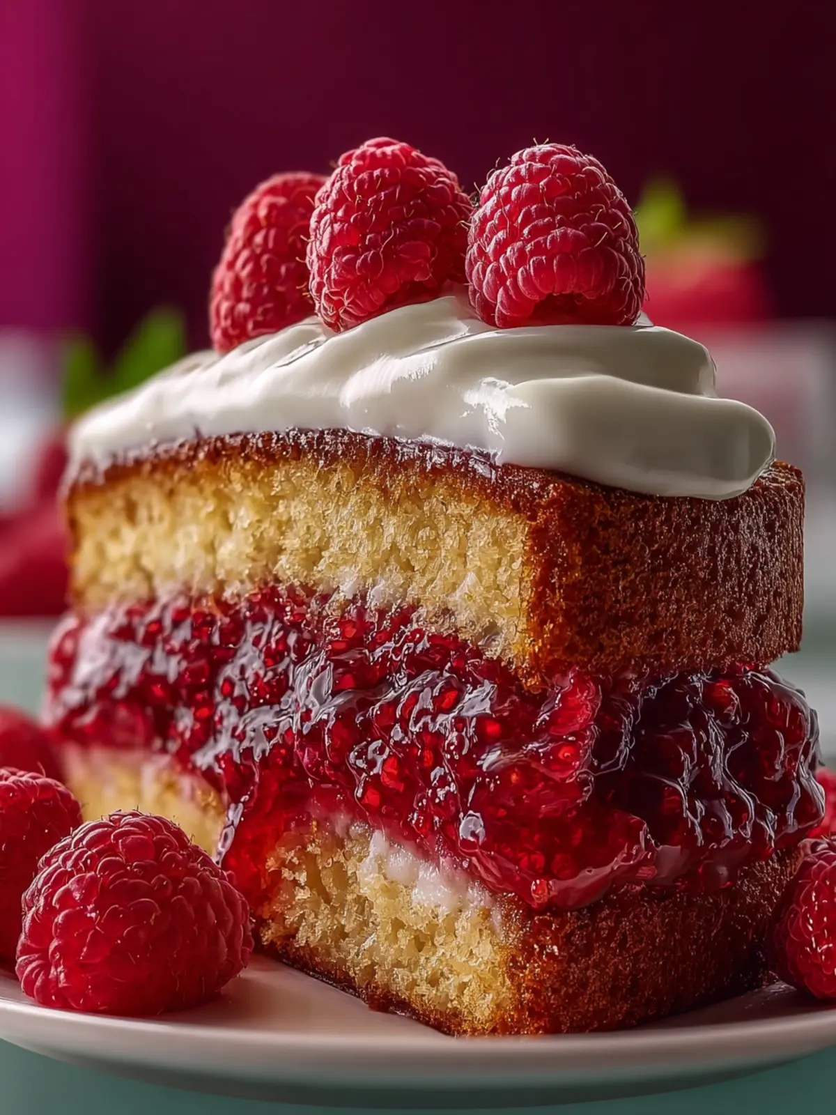 Raspberry Cake Filling First Image