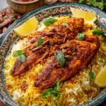 Sayadieh (Middle Eastern Fried Fish with Spiced Rice) First Image