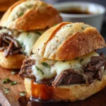 Slow Cooker French Dip Sandwiches First Image