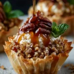 Sweet & Crunchy Pecan Caramel Baklava Cups First Image