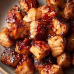 Air Fryer Salmon Bites with Honey Garlic Soy Marinade First Image