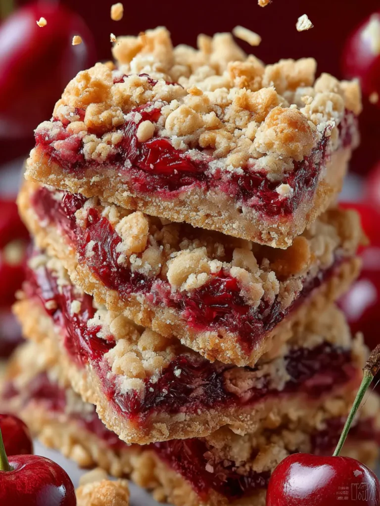Cherry Almond Crumb Bars First Image