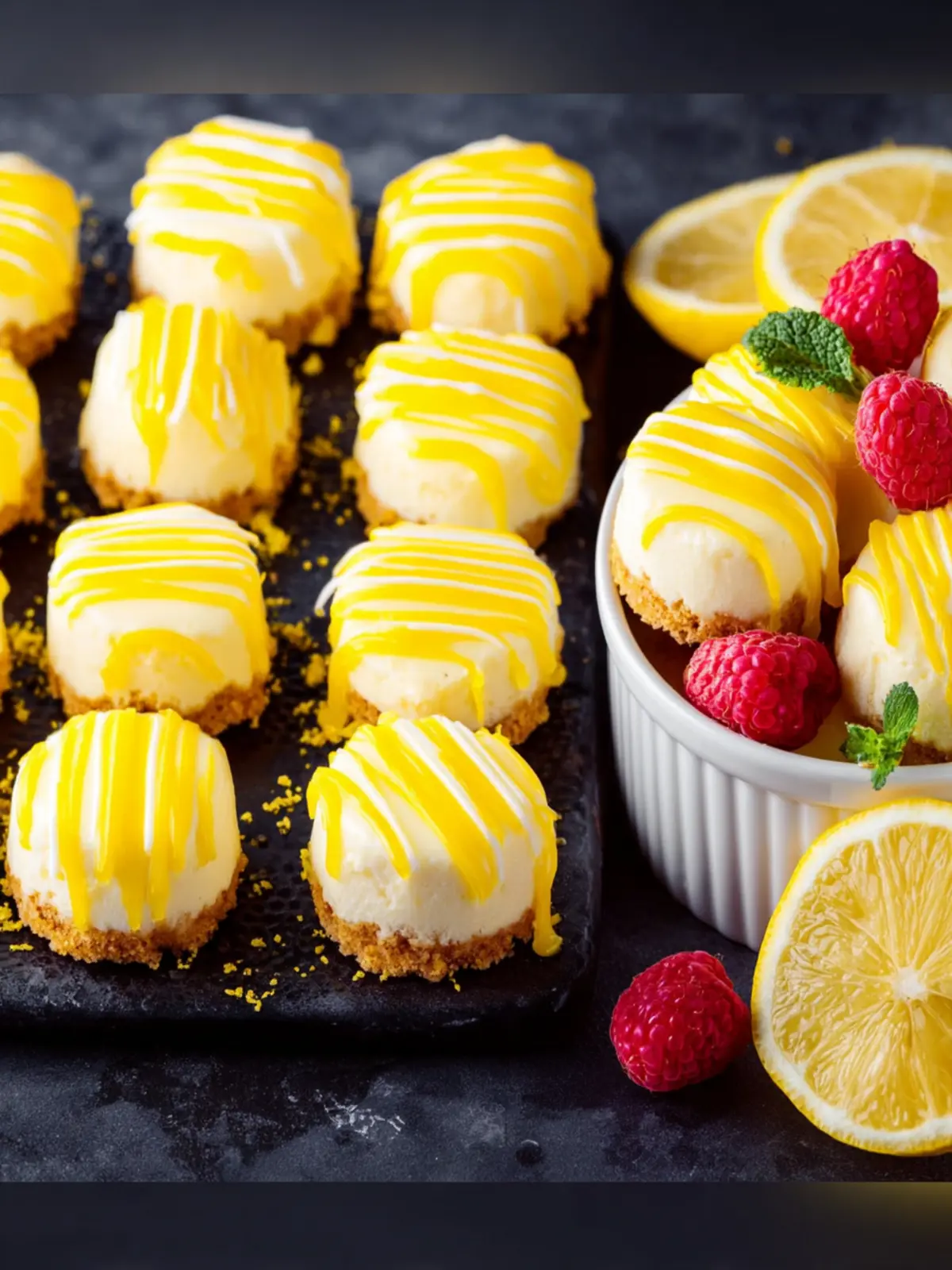 Lemon Cheesecake Bites First Image