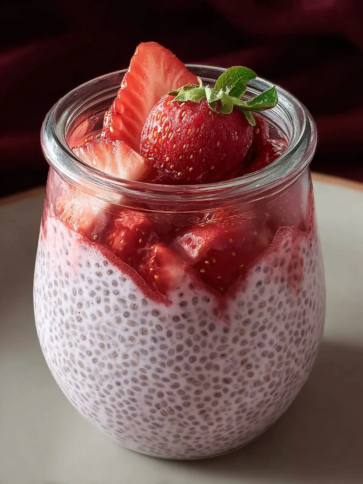 Strawberry Chia Pudding: Creamy, 5-Minute Bliss at Home